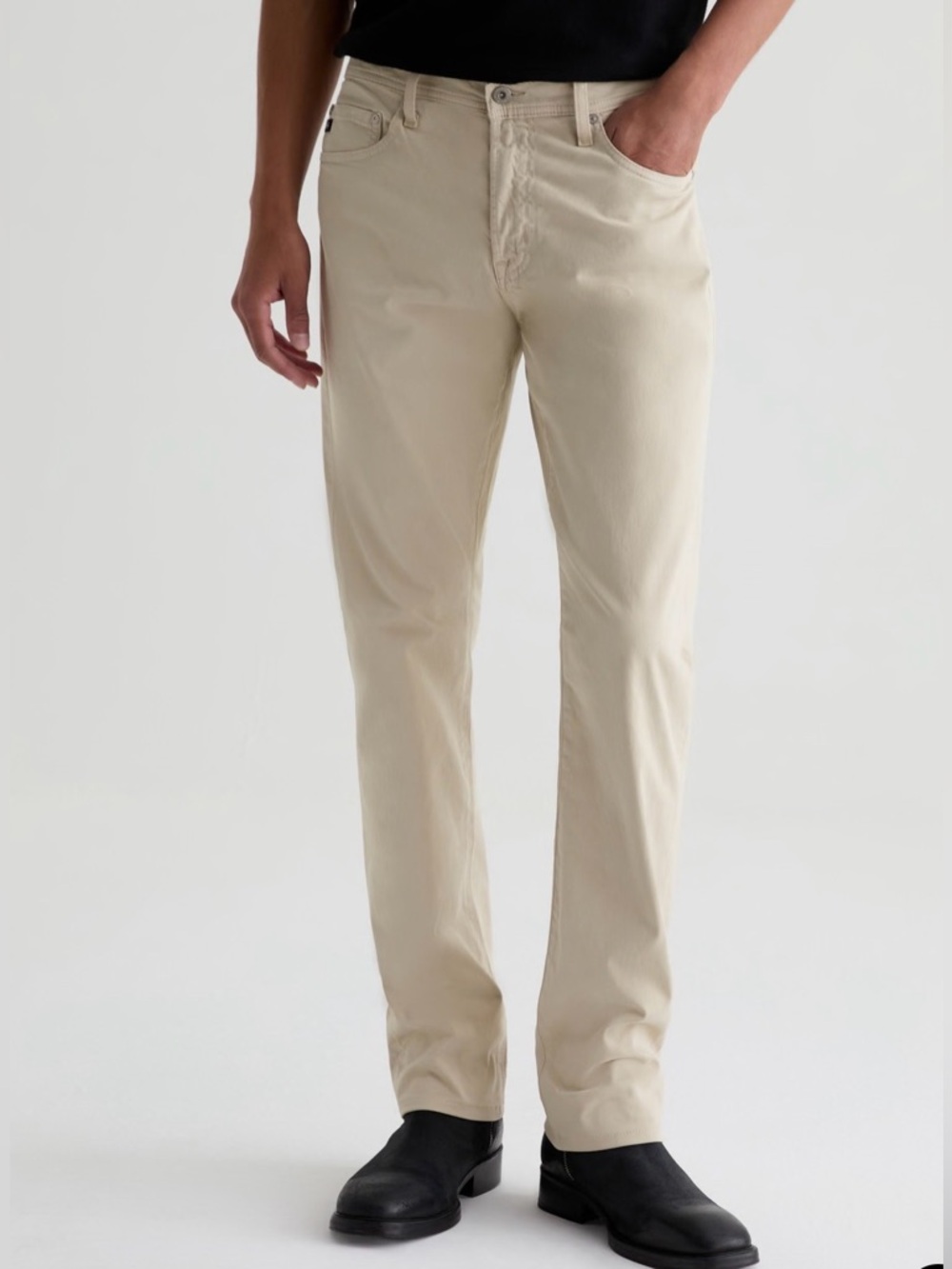 AG Adriano Goldschmied Everett SUD Pant. Sueded Sateen Slim Straight. Size 31x34